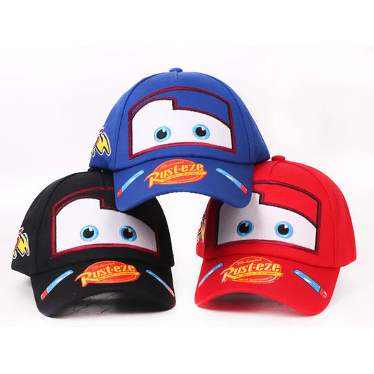 Spring Autumn Baby Boy Girl Baseball Cap Children Cute Hat Cartoon Pixar Cars Lightning McQueen 95 Kids Popular Hip Hop Snapback