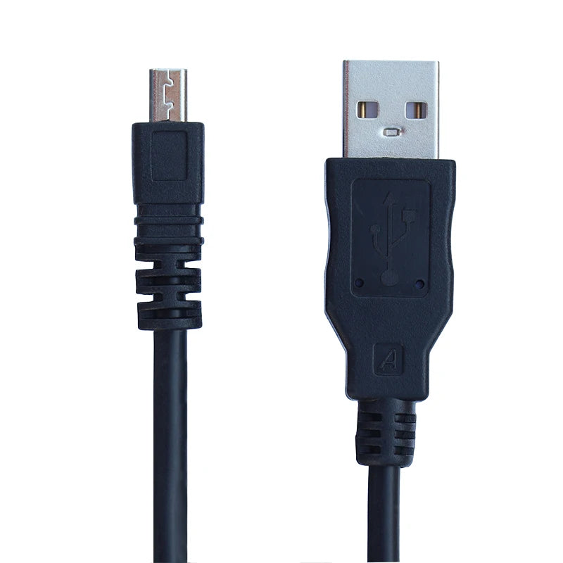 UC-E6 Digital Camera USB Data Cable Mini 8 Pin Data Cable for Nikon CoolPix Fuji Panasonic Olympus Sony 1M 1.5M
