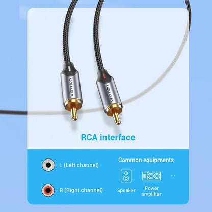 Vention RCA Cable 3.5mm to 2RCA Splitter RCA Jack 3.5 Cable RCA Audio Cable for Smartphone Amplifier Home Theater AUX Cable RCA