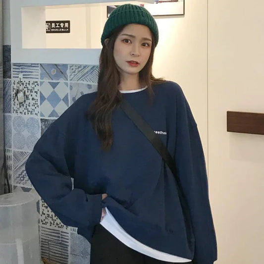 Sweatshirt for Women Y2k Hoodies 2023 Korean Fashion women's Clothes Kawaii Pullovers Letters Hoodies Women Sweat-shirt coat Top